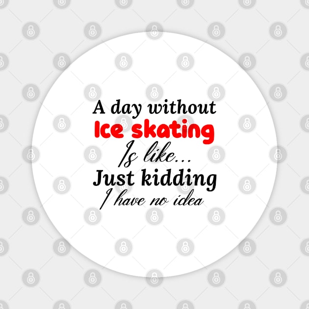 ice skating Magnet by Design stars 5